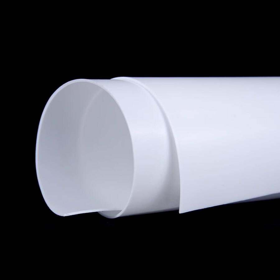 White PTFE Sheet Plate Thick 0.5mm to 30mm Polytetrafluoroethyle Plastic Panel