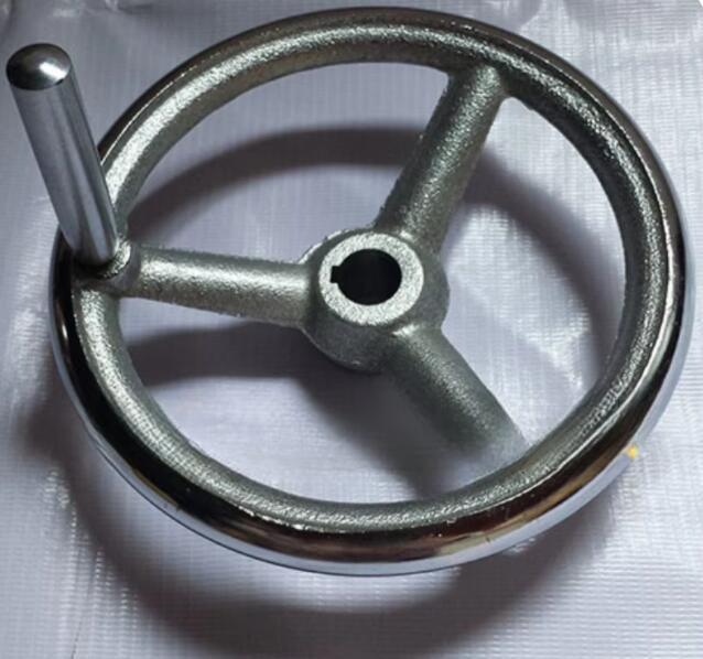 Lathe Bakelite Three-wheel Handwheel Cast Iron Chrome Metal Handwheel MillingCNC