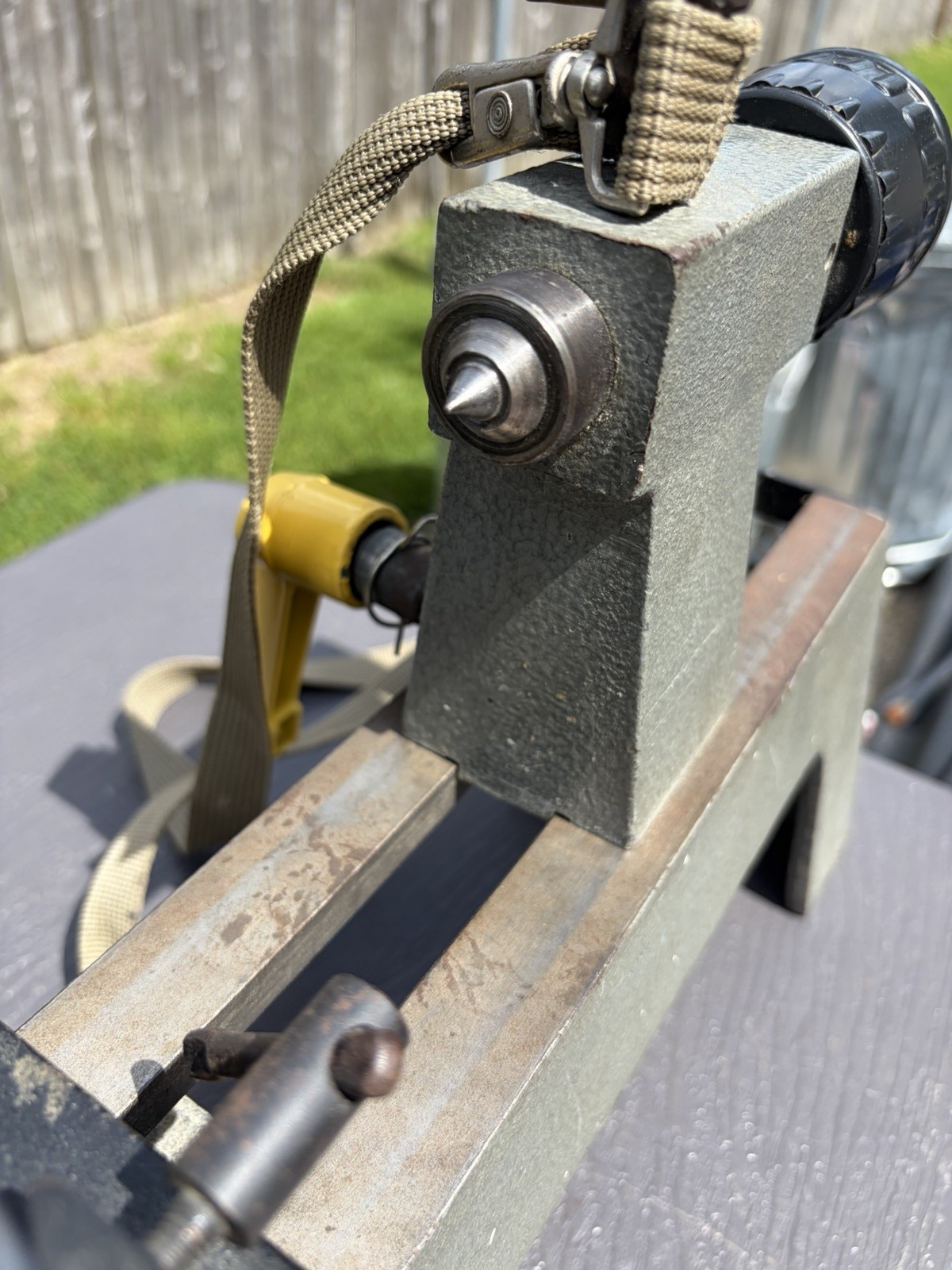 Central Machinery 8 In. x 12 In. Precision Woodworking Benchtop Mini Lathe NICE