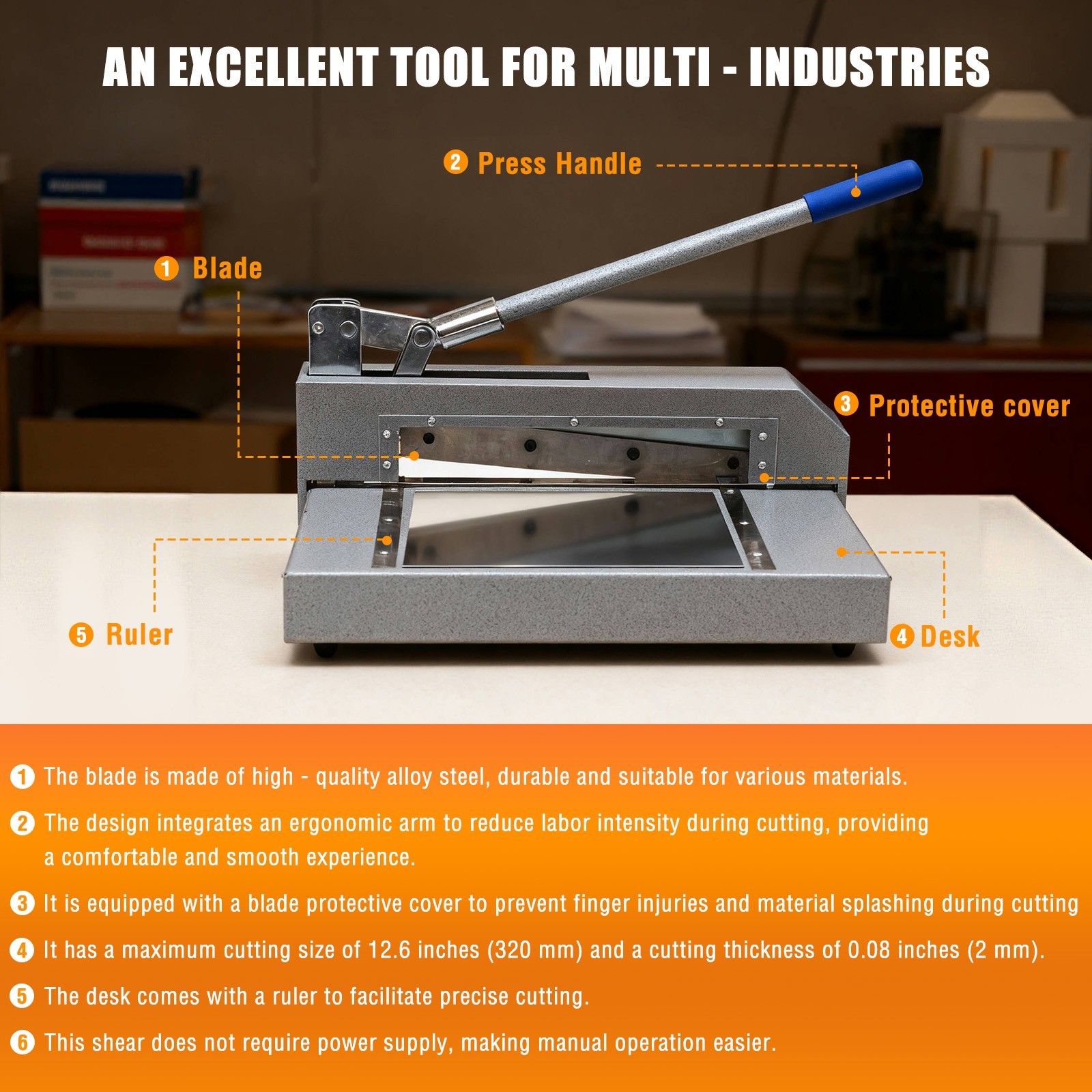 Metal Steel Aluminum Copper Sheet Cutter PCB Board Cutting Machine Heavy Duty
