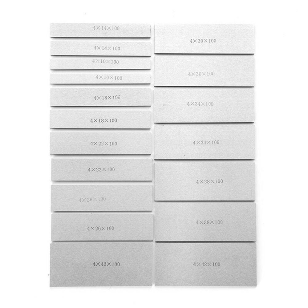 Milling Gauge Set Pads 100mm Block 18Pcs Pad Parallel 9Pair CNC High-precision ~