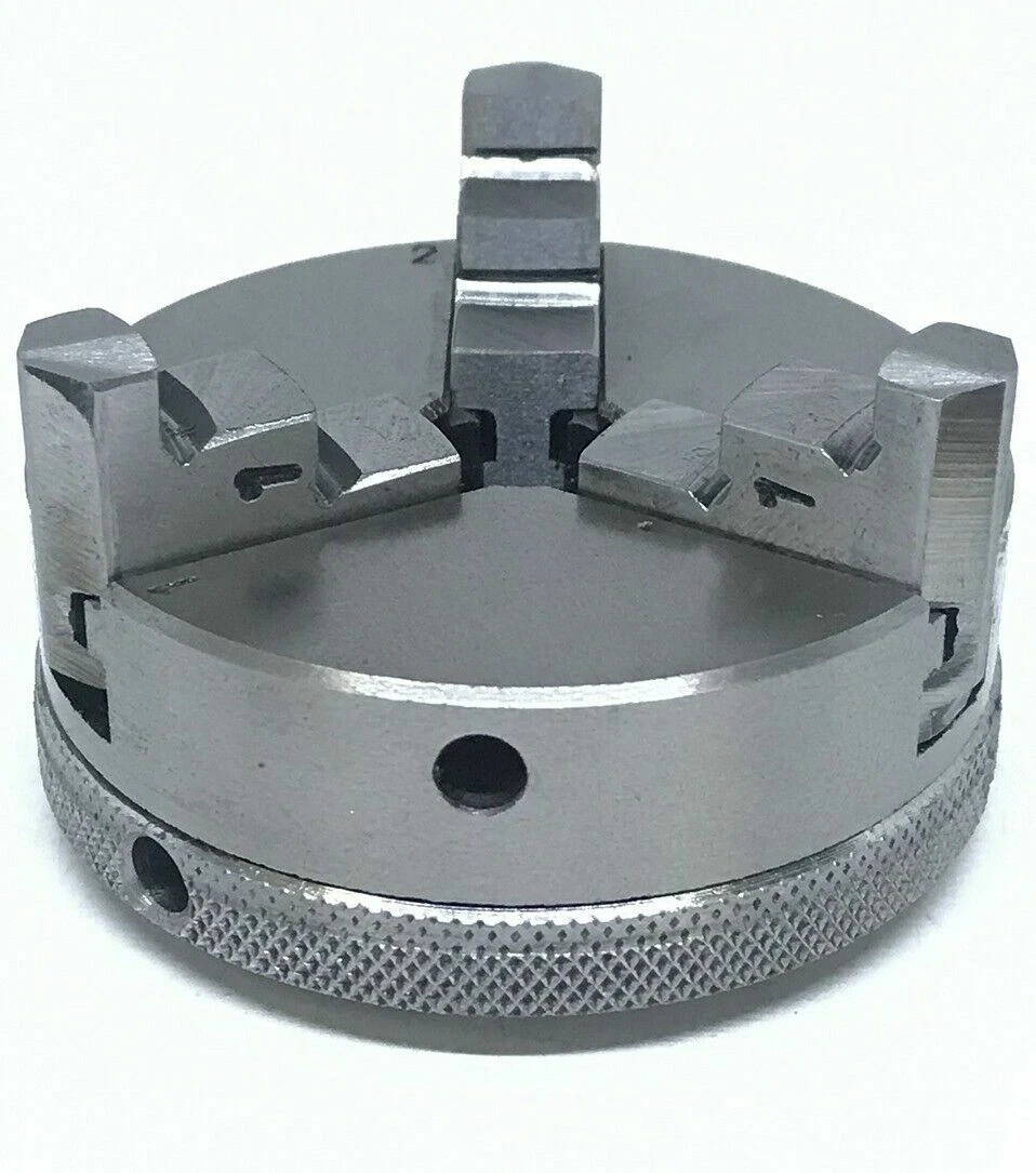3 Jaw 2-1/2″ 65mm Self Centering Mini Lathe Chuck & MT3 Drawbar – M12 x 1.75