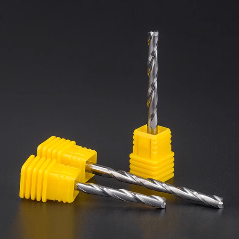 Ø4mm CNC Straigh End Mill Milling Cutting 2 Flute Cutter Drill Bit Spiral Router