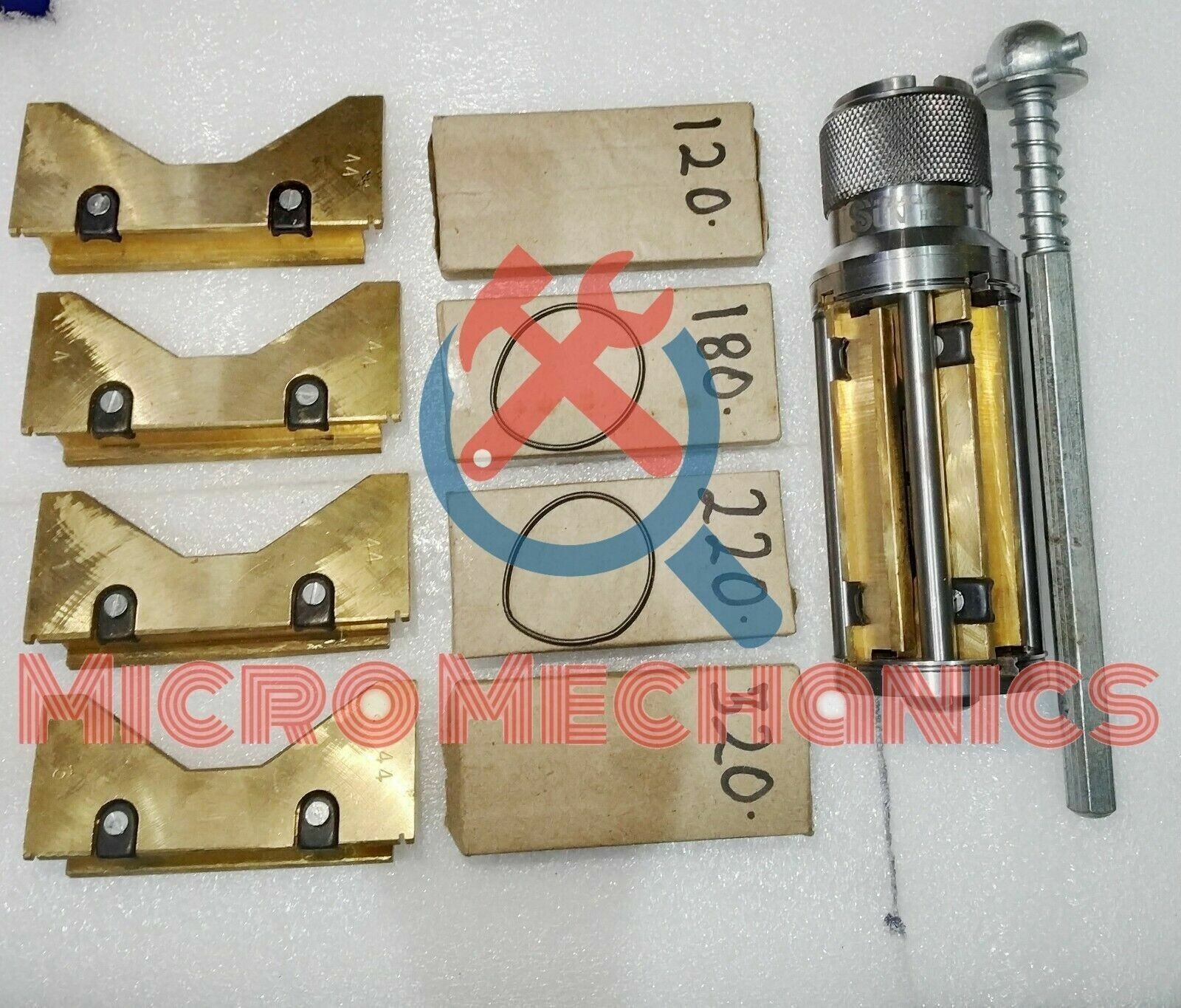 Engine Block Clyinder Hone Tool Expanding size 2.500″ to 5.500″ + 4 Set of Stone
