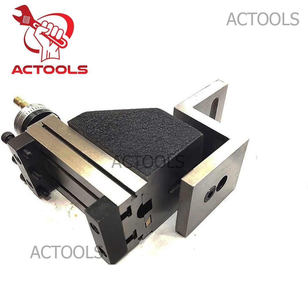 Lathe Vertical Slide Mounted on Z Type Caste Iron Angle Plate Direct Fit USA