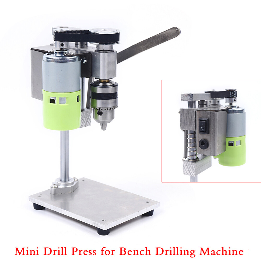 Bench Top Mini Drill Press Variable Speed for Wood,Metal/Plastic Hobby Table Top