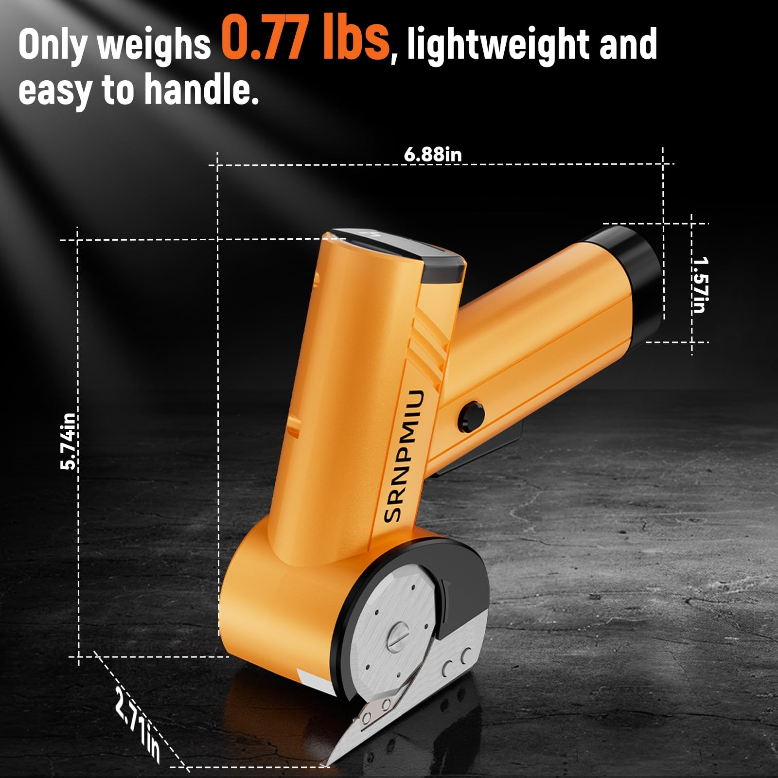 Electric Cardboard Box Cutter, Rechargeable Cordless Electric Scissors with L…