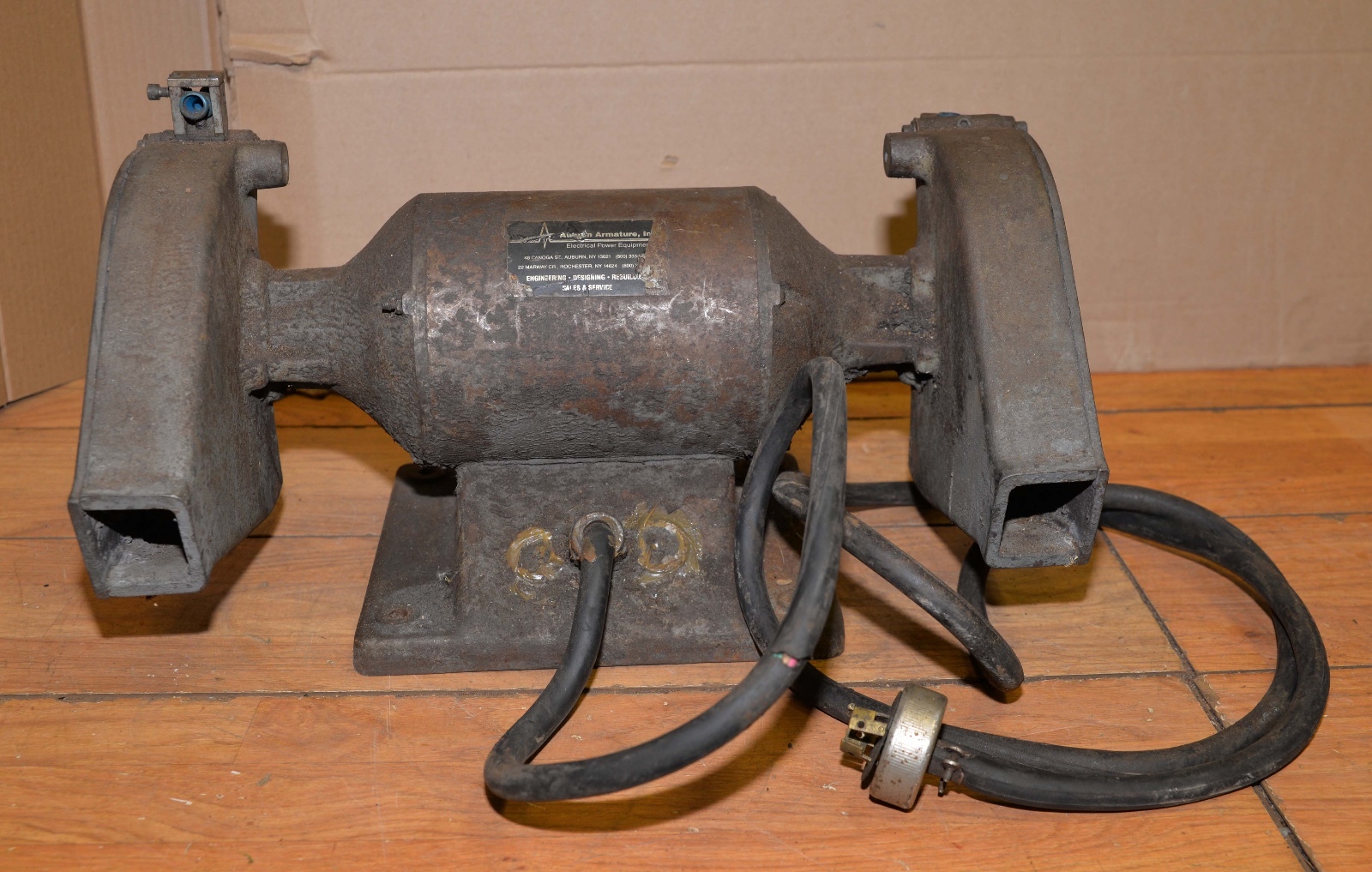 Auburn Armature huge professional blacksmith grinder knife making tool 230/460 v