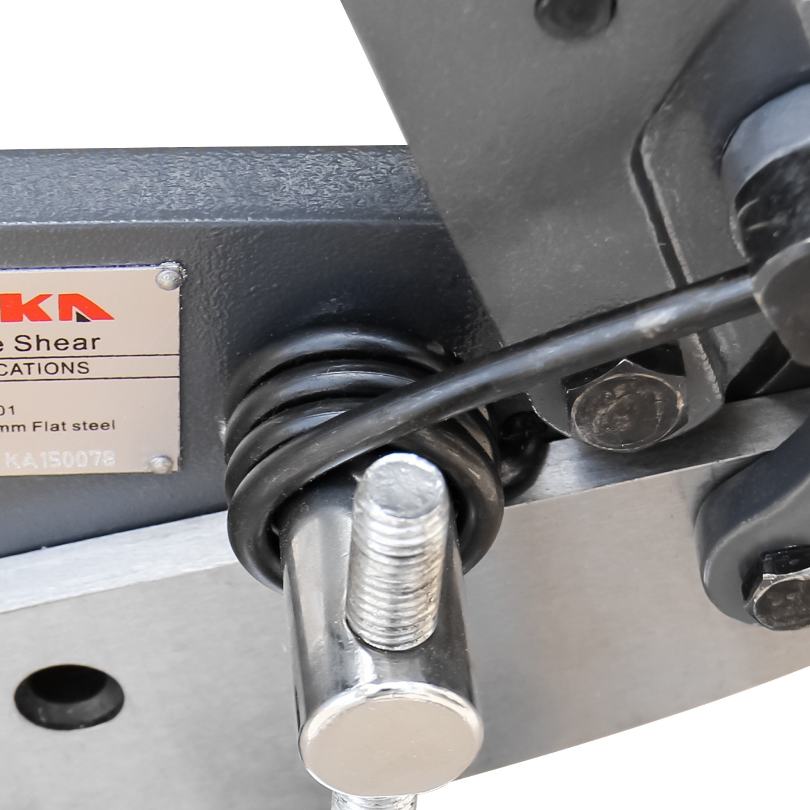 KAKA Industrial HS-6, 6-Inch Hand Plate Shear with Long Steel Handle