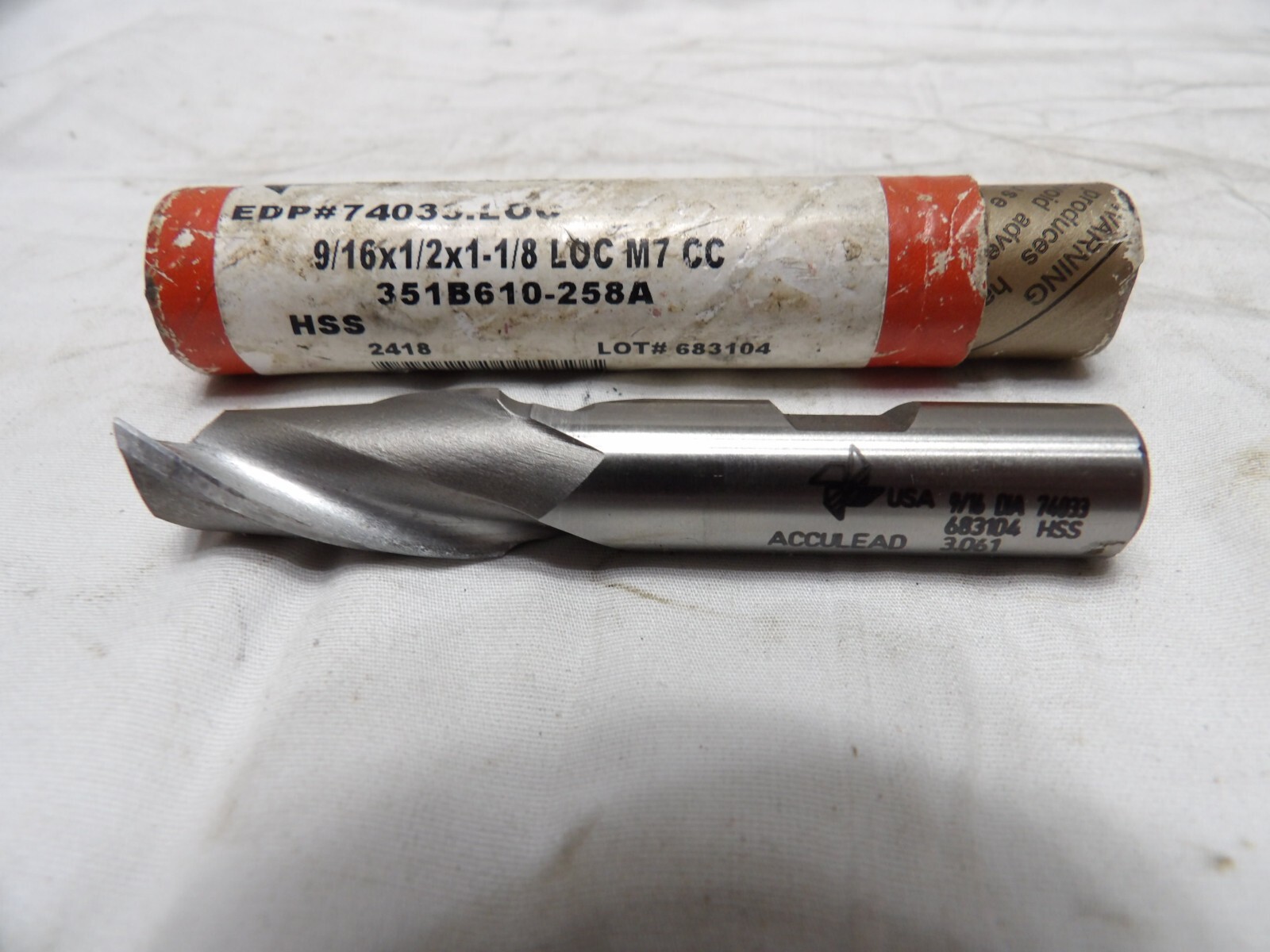Brubaker Endmill 9/16″ x 1/2″ x 1-1/8″- Made in the USA