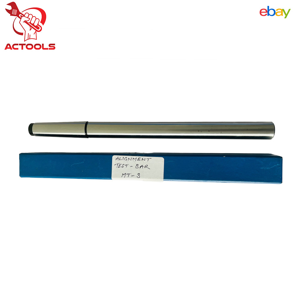 MT3 Lathe Parallel Alignment Test Bar Mandrel (Morse Taper MT3)- Alloy Steel EN