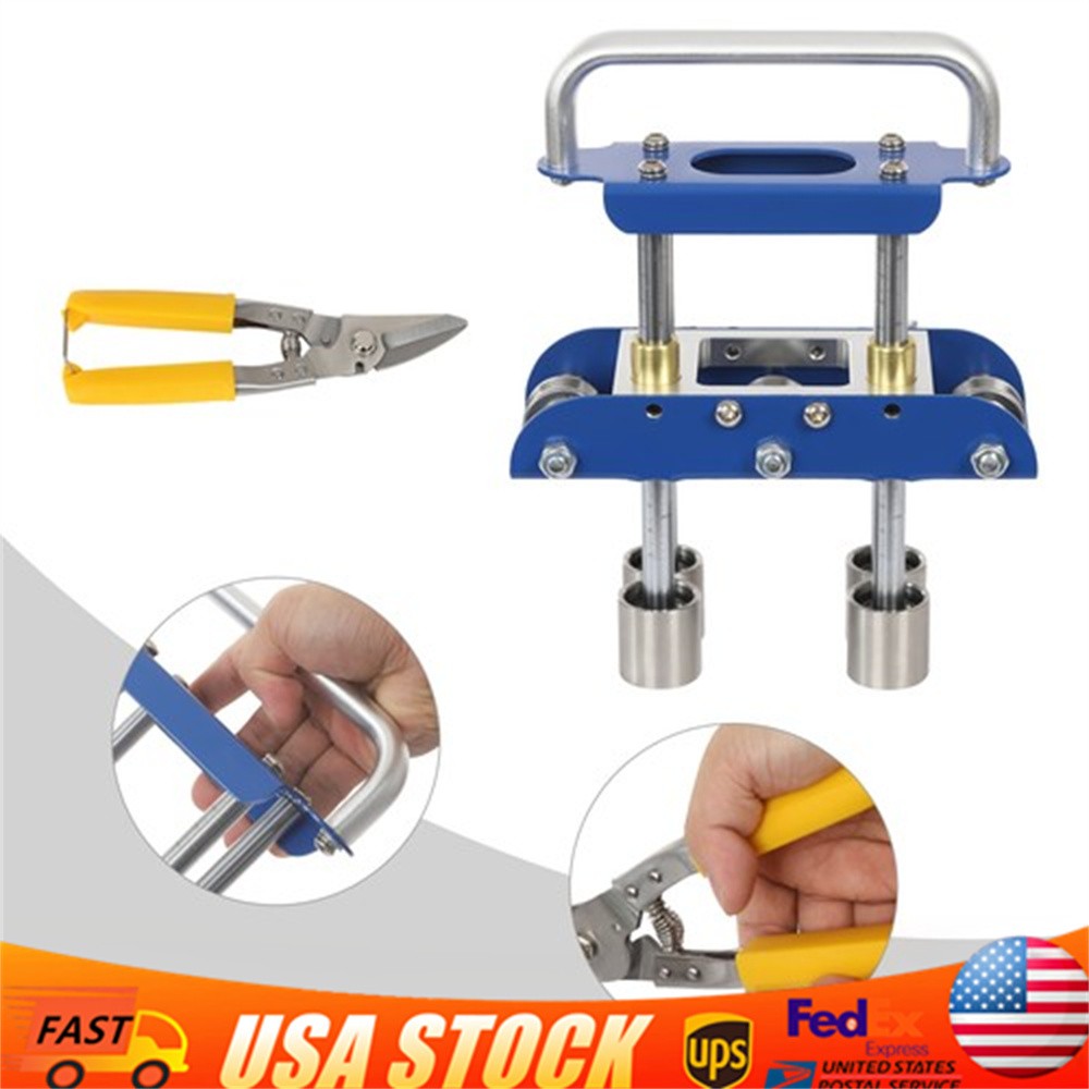 Hand Sheet Roller Bender 0-90° Bending Angle Metal Roofing Tool Fit 0.01-0.04″