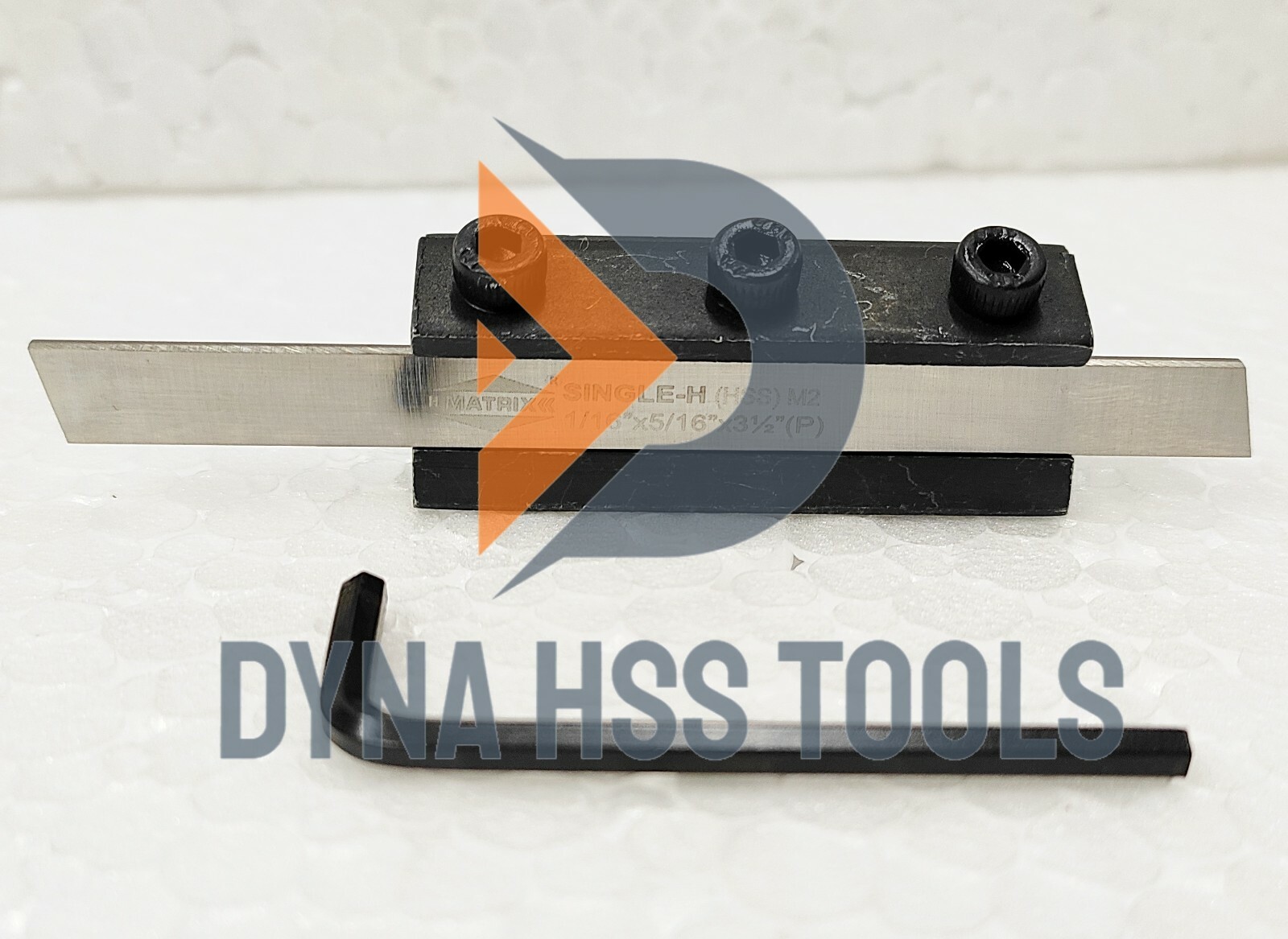 LATHE CUT OFF PARTING TOOL HOLDER 10MM SHANK + 4x HSS BLADE 1/16 x 5/16” x 3-1/2