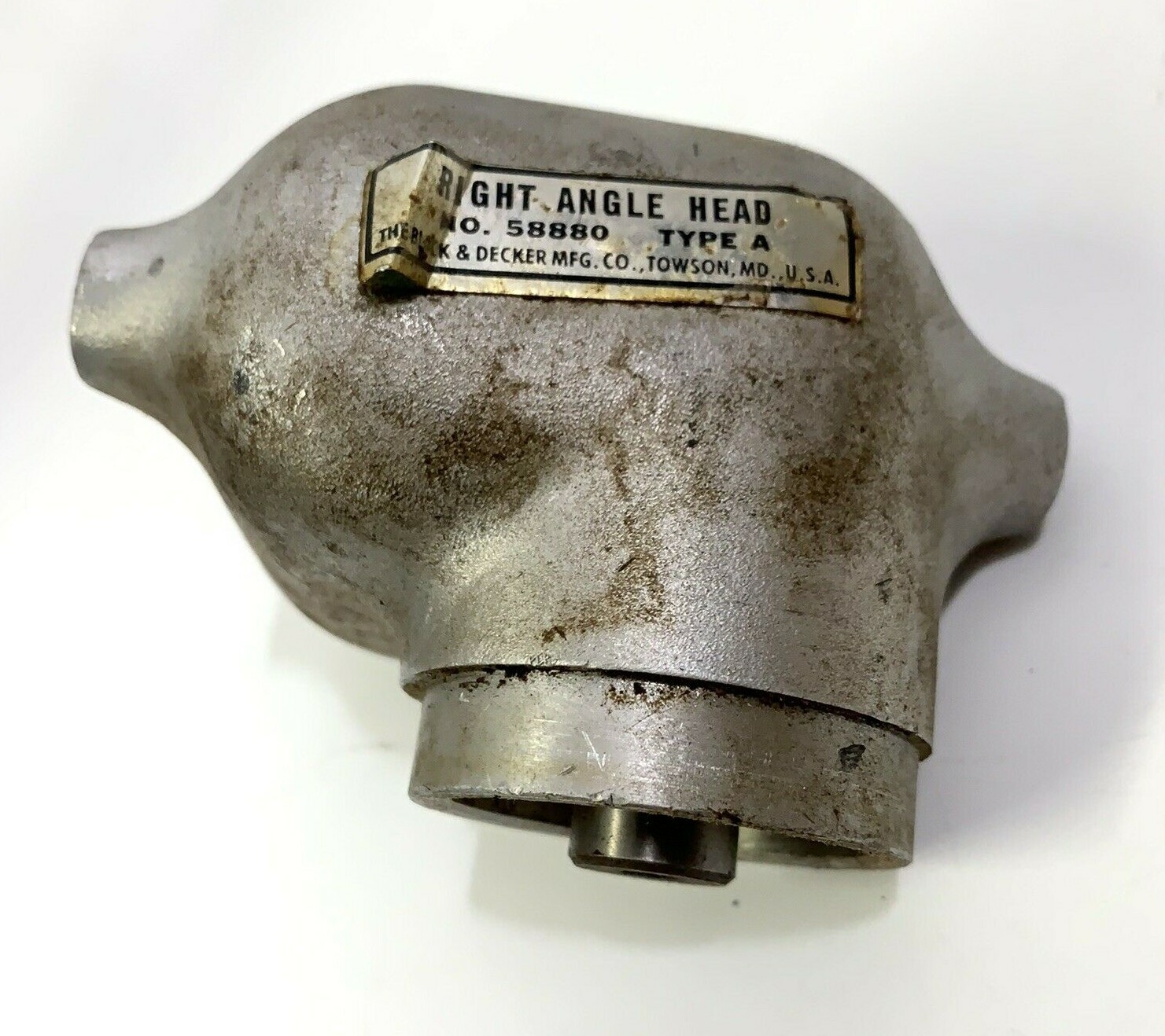 VINTAGE BLACK & DECKER Right Angle Head Attachment Model 58880 Type A