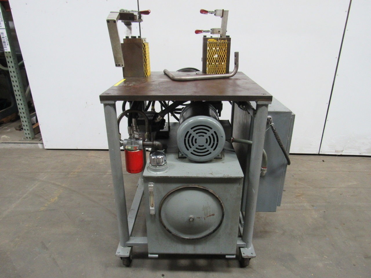5 Hp Double Cylinder Custom Hydraulic Punch Press 2 Hole Punch for 1″ Tube 460V