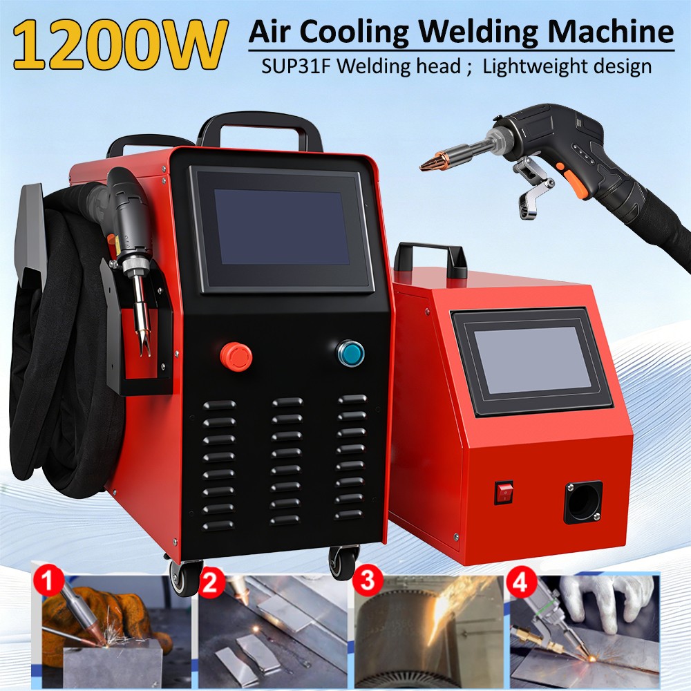 4-In-1 1200W Laser Welding Machine Laser Cleaning Cutting Machine Air Cooling US
