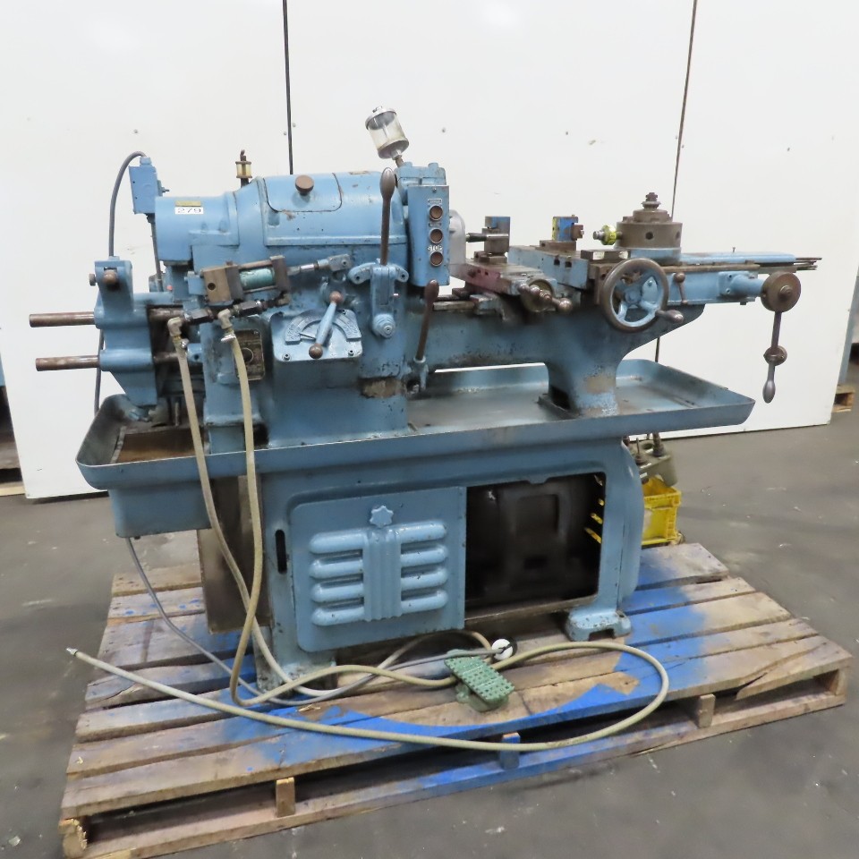 Foster 6″ Swing Vintage Screw Machine Lathe 6 Tool Turret 480V 3Ph 300-3600RPM