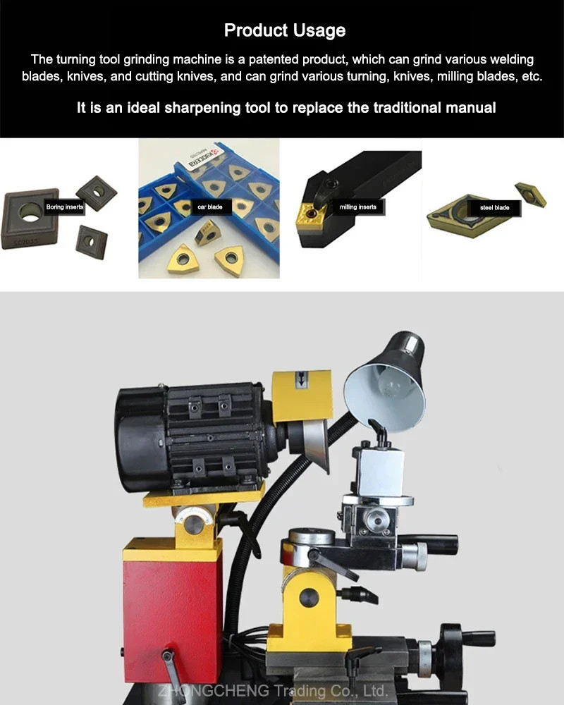 Universal Welding Thread Turning Tool Grinding Machine, Grinding Machine
