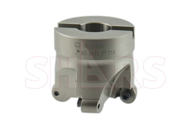 SHARS 2″ 4 Flutes Round Indexable Face Mill RCKT 1204 Insert NEW P[