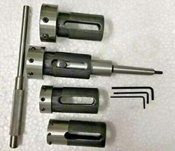 Lathe Tailstock Die Holder Set Of 6 Floating Type MT3 SHANK Holds Metric Die MTI