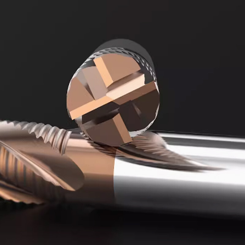 Solid Carbide Roughing End Mill 55° 3/4 Flute For Steel,Aluminum,Stainless Steel