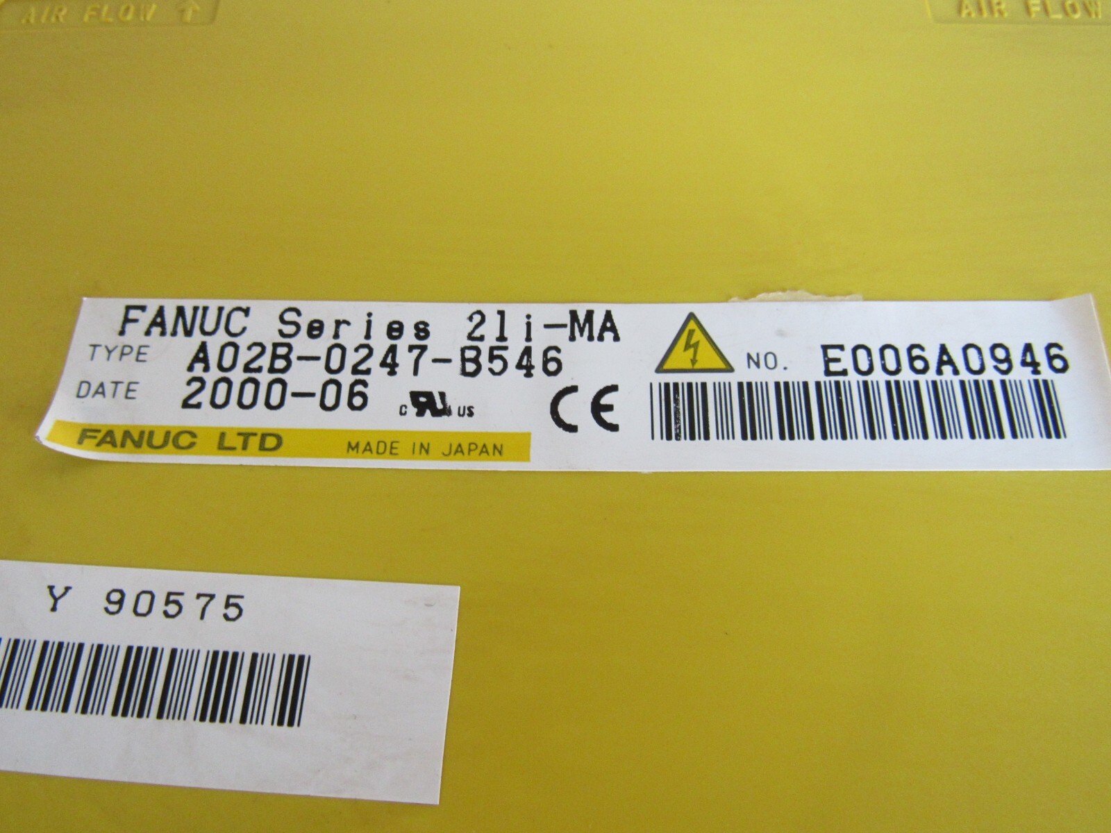 GE Fanuc Series 21i-M A02B-0247-B546 Lot # 3445 Greg