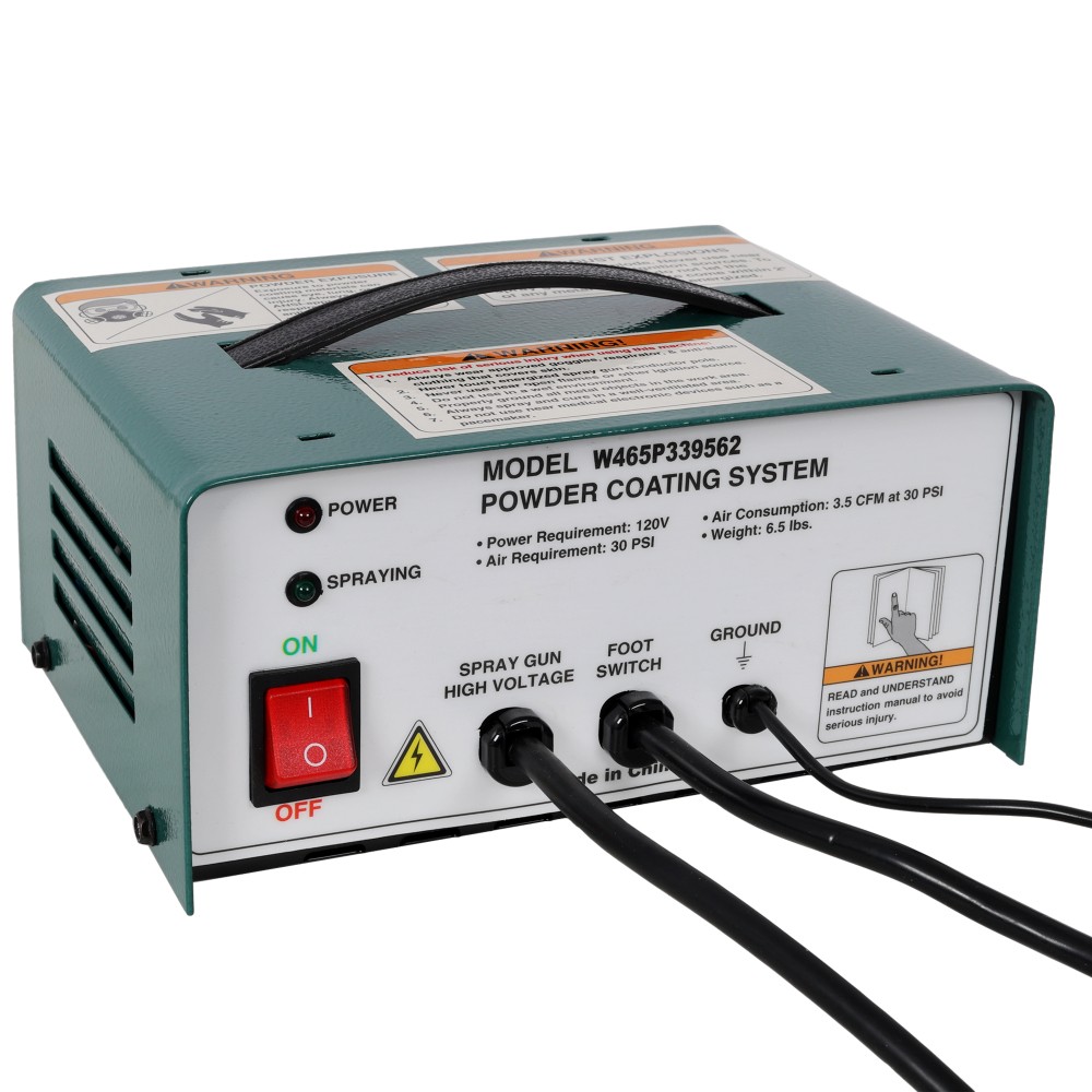 Complete Electrostatic Powder Coating System, 120V/60HZ,Powder Coating Kit