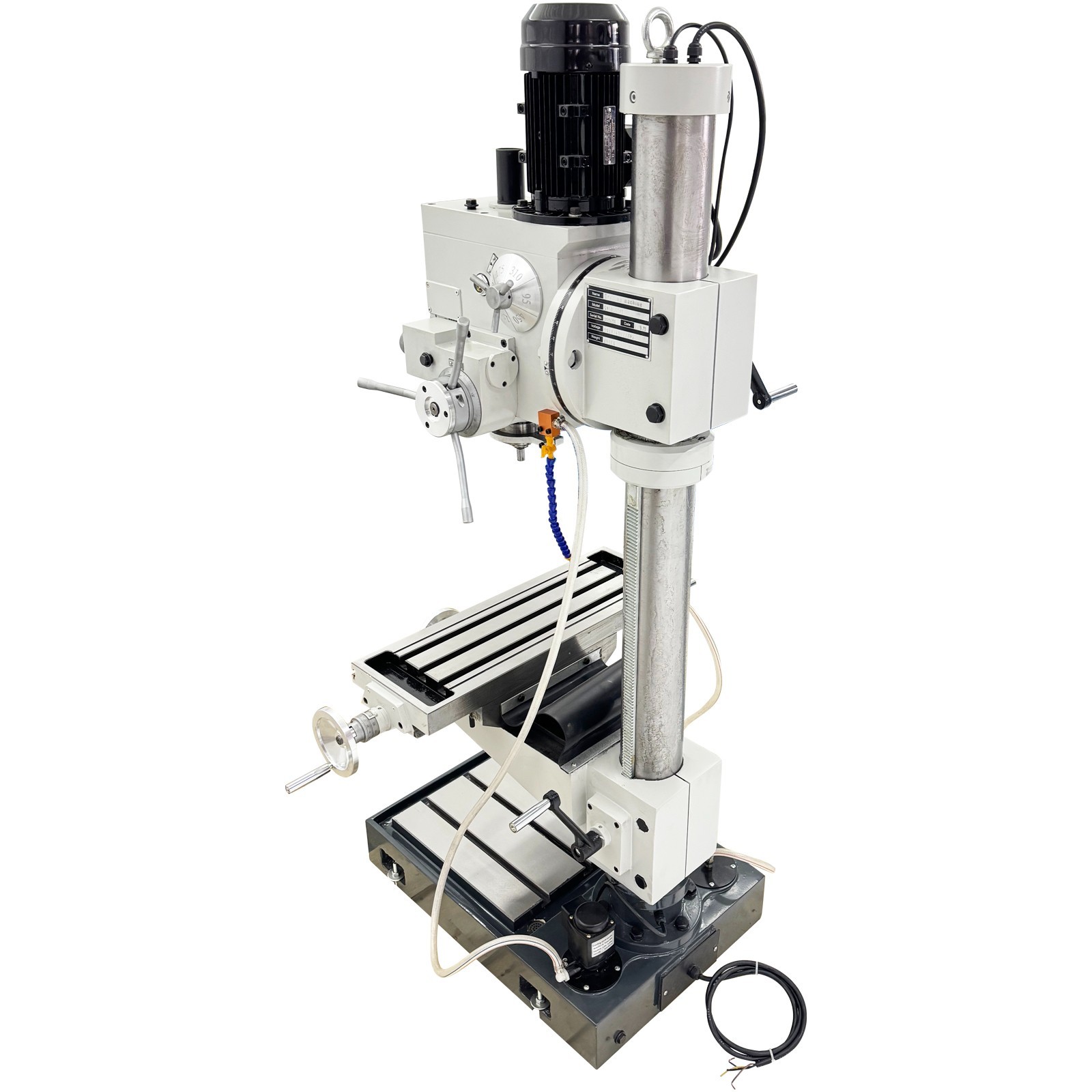 220V 3PH Automatic Feed Gear Head Vertical Drill Press Drilling Tapping Machine