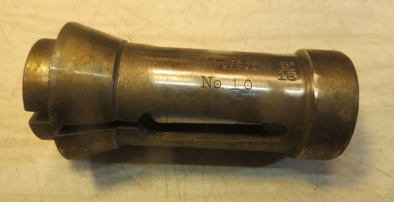 QTY 12 B&S #10 ROUND COLLETS FOR BROWN AND SHARPE SCREW MACHINES