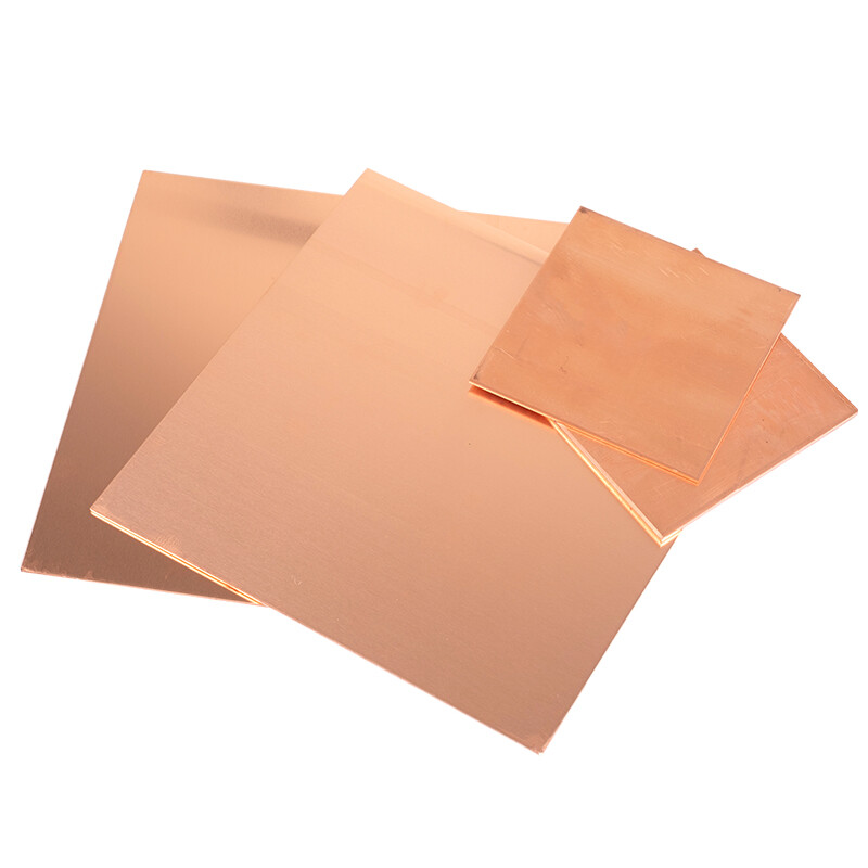 0.5mm-6mm Thick 99.9% T2 Pure Copper Plate Sheet Copper Block Laser Cut 39 Sizes