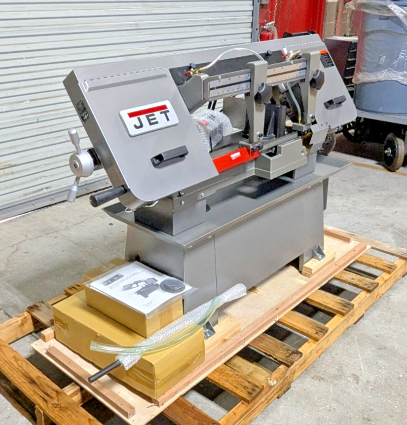 JET J-7015 8"x13" Horizontal Bandsaw 115/230V 1-1/2HP Step Pulley D