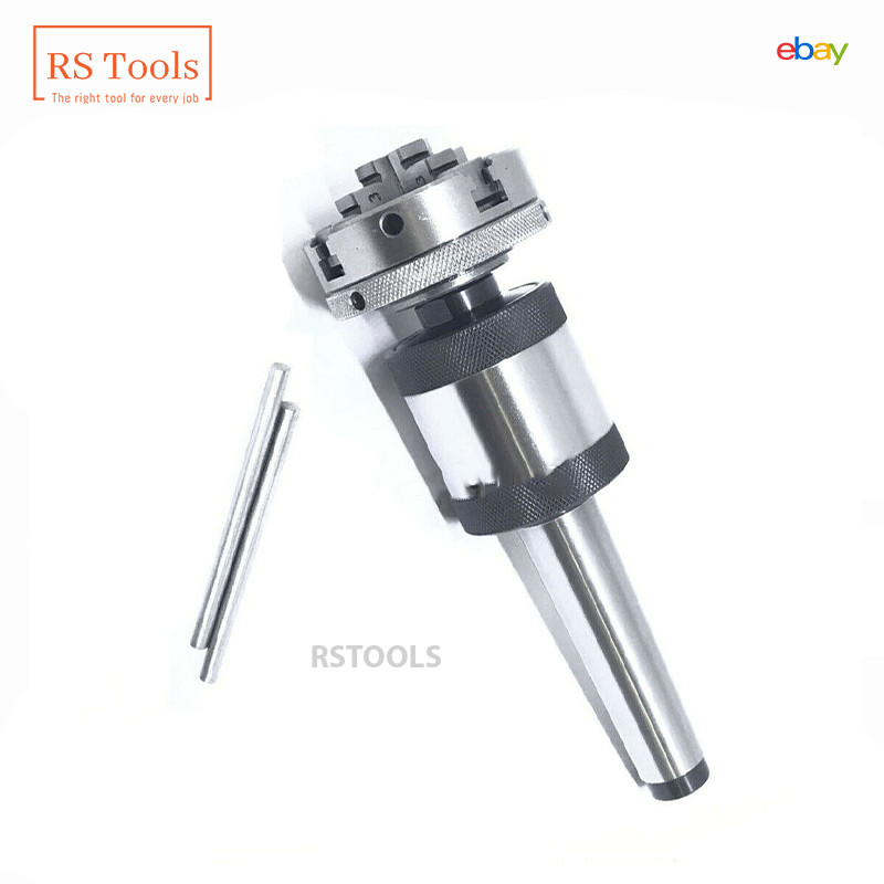 Mini Lathe Chuck 2MT Revolving Center MT2 Shank Self Centering 4 Jaw 65mm 2-1/2″