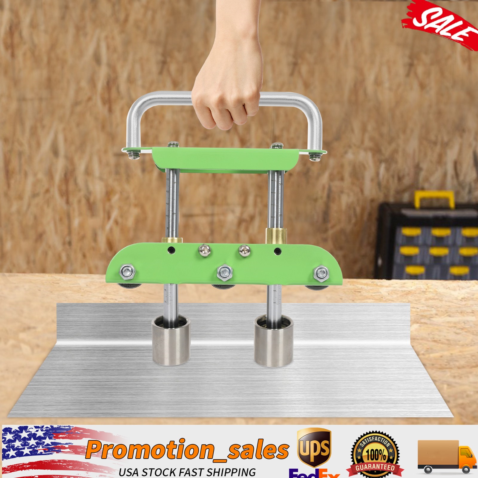 0-90° Metal Bending Tool Green Hand Sheet Metal Bender Bending Machine W/ Shears