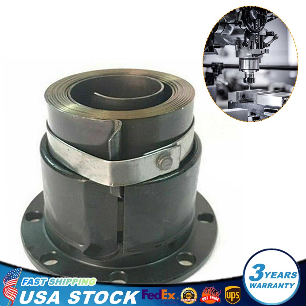 25mm Mill Milling Machine Part Clock Spring W/ Steel Housing For Bridgeport