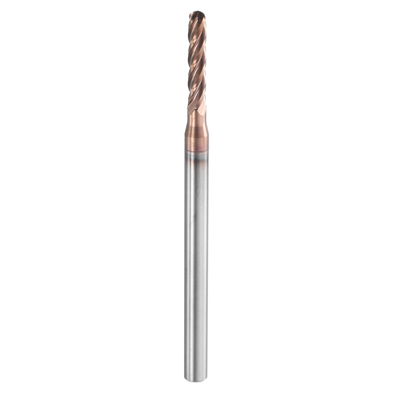 4 Flute Ball Nose End Mill 1/2″ Cutting Length Uncoated for Engraving