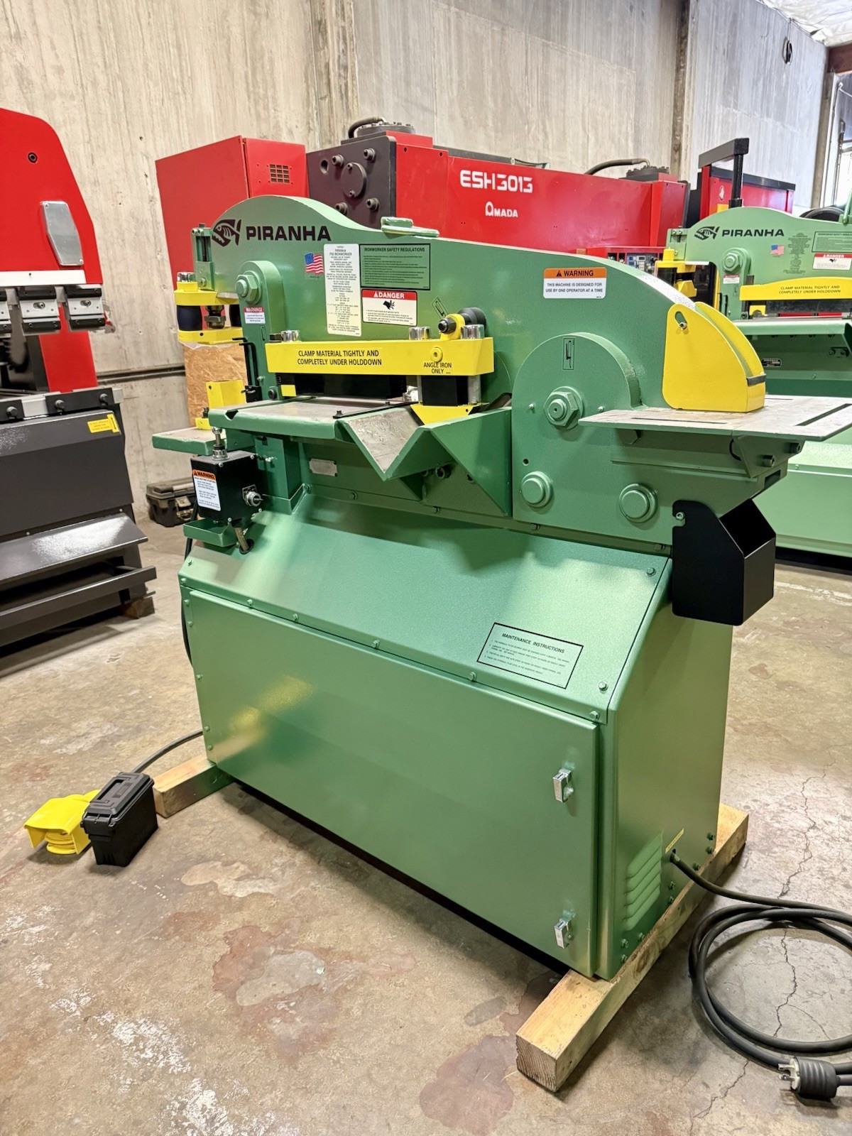 Piranha P-50 Hydraulic Ironworker 50 Ton