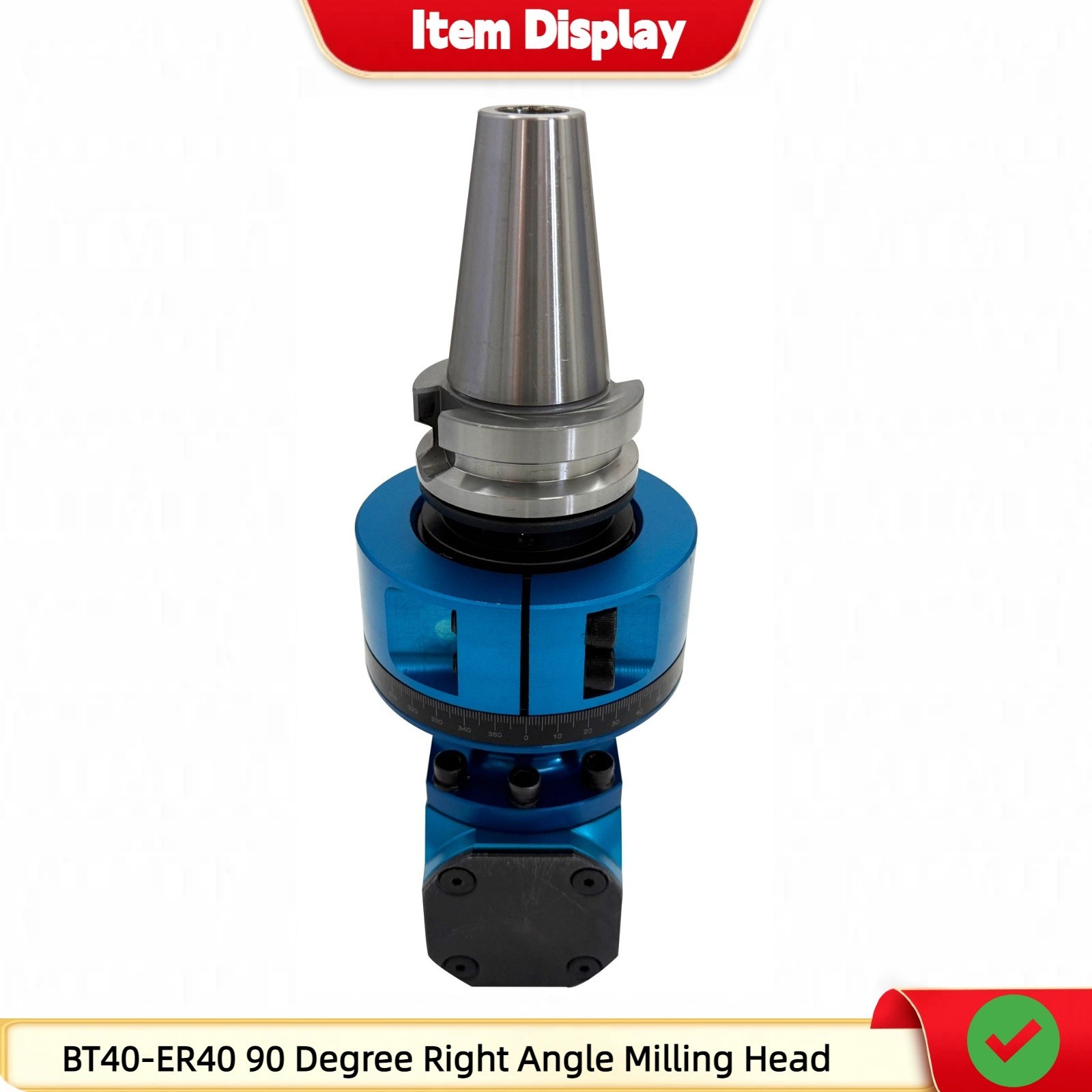 BT40-ER40 90 Degree Milling Head CNC Machining Center Side Milling Head