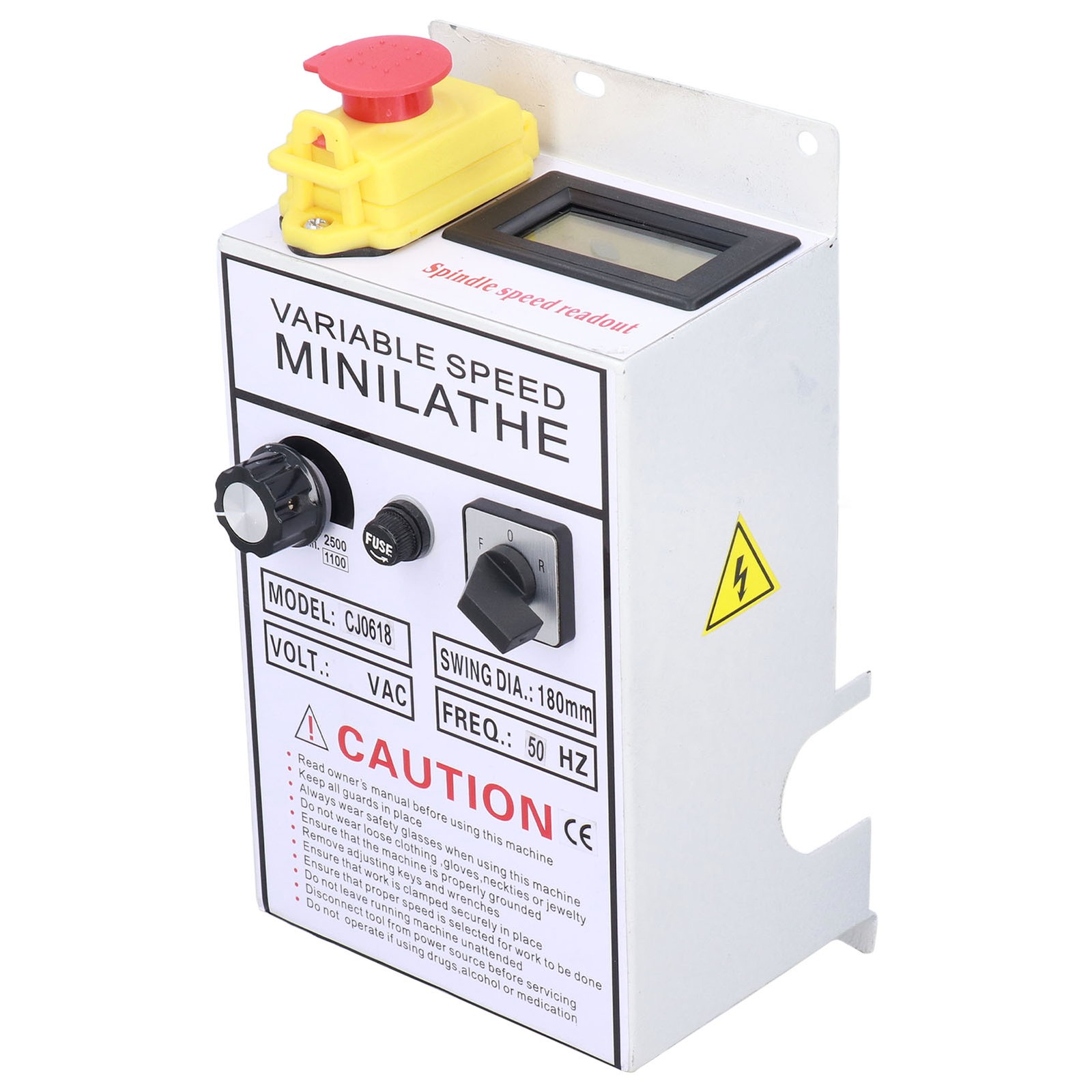 Lathe Control Box Efficient Speed Controller For Working With Lathe Tool AC 220V