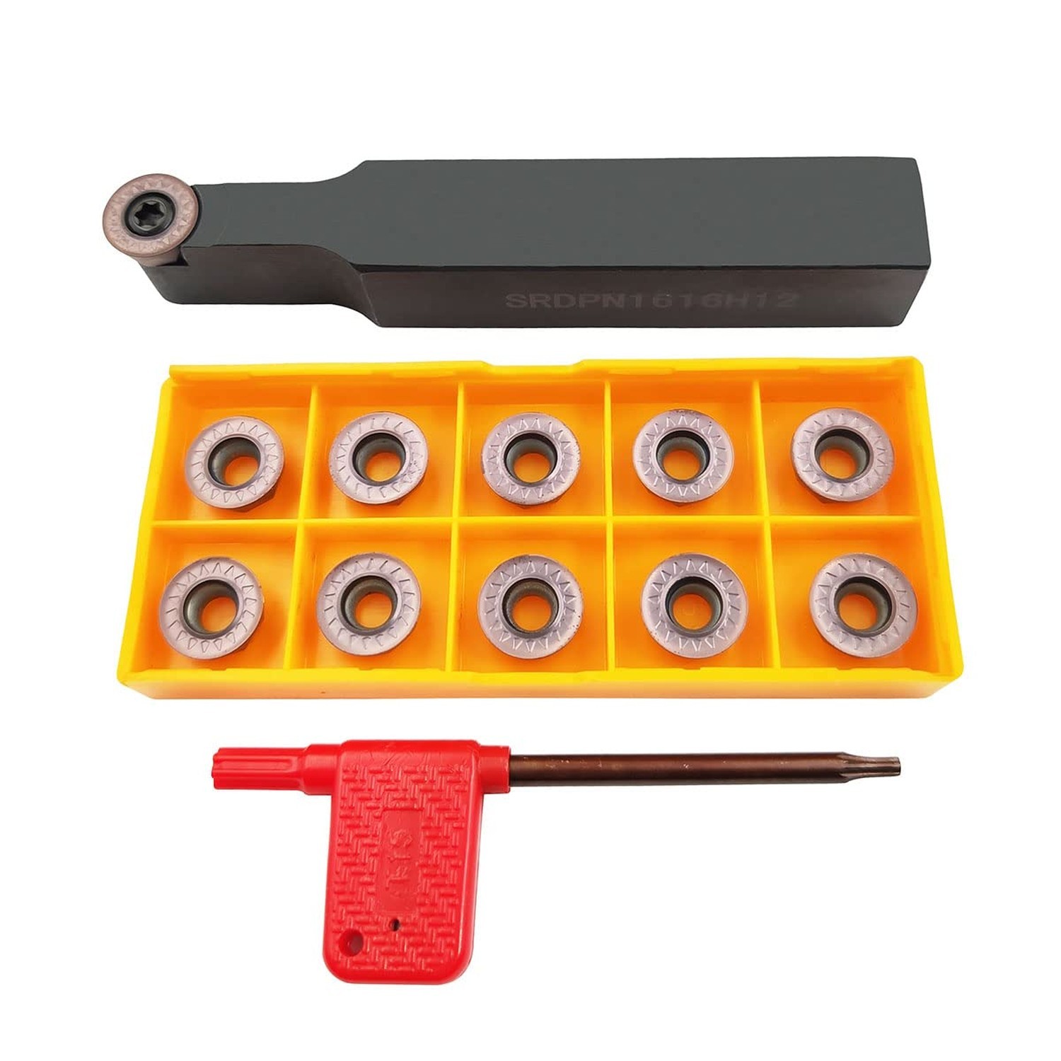11pcs RPMT1204MOE R6 Indexable Carbide Milling Inserts Blade Milling Cutter w…