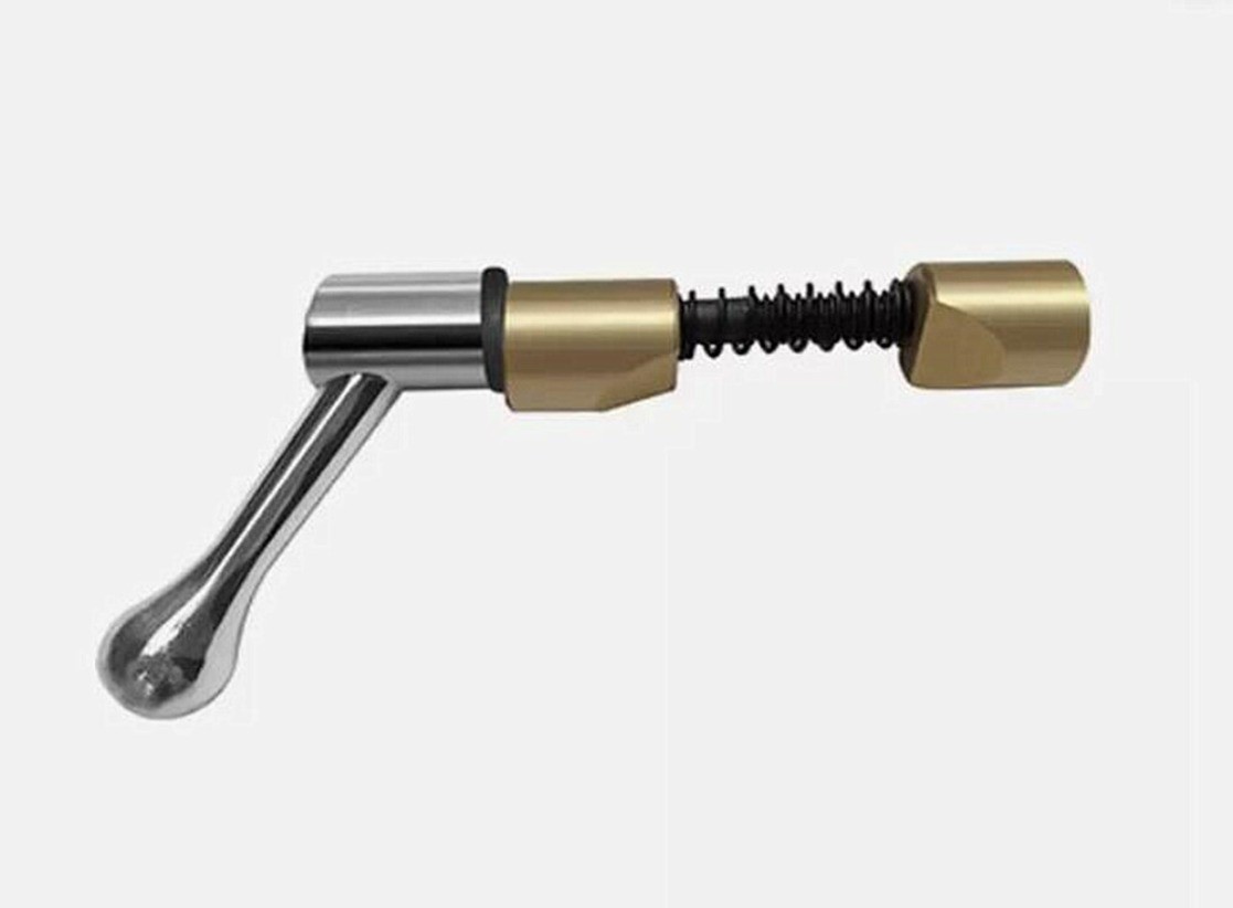 2Pc Milling Machine Table Lock Handle 5/16 Brass Sleeve Vertical