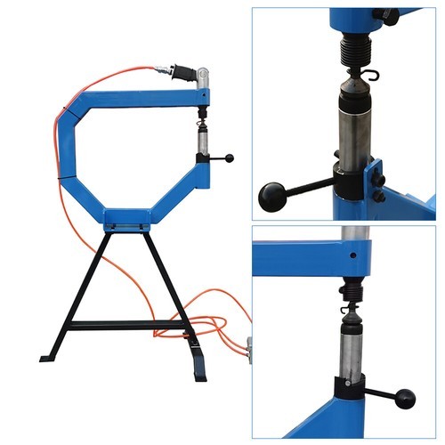 Industrial Pneumatic Planishing Hammer with Stand, Pedal & 1-3″ Anvils