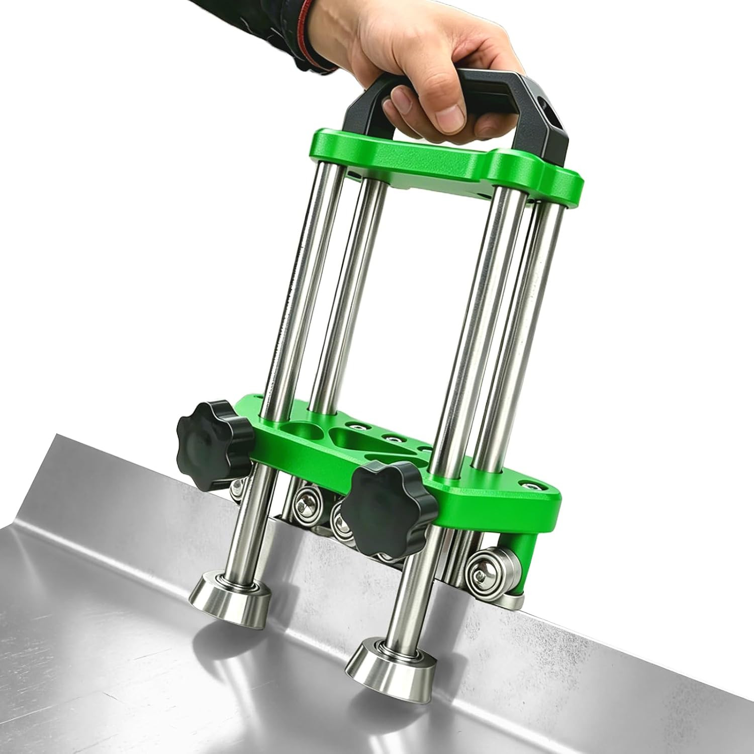 2 Station Sheet Metal Bender Tool, Adjustable 0.27″-7″ Width, 0.1-1.0Mm Thicknes