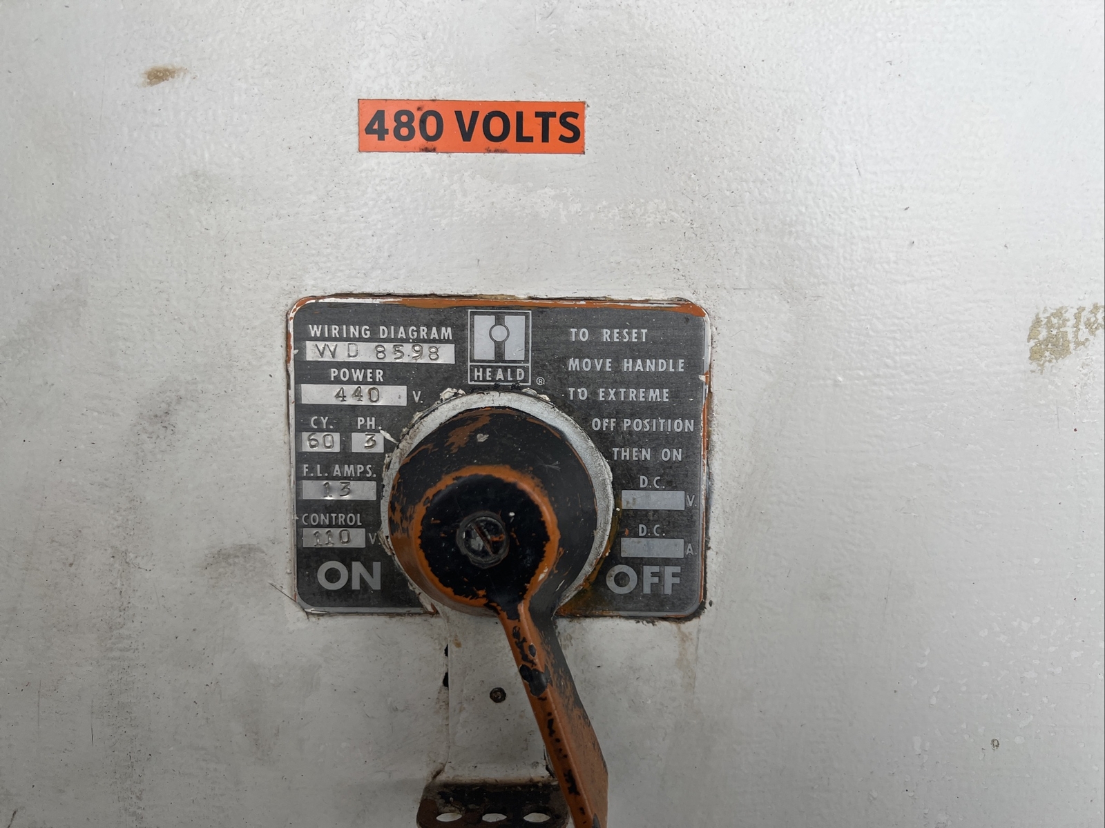 Heald Model 171 ID Grinder Size-matic