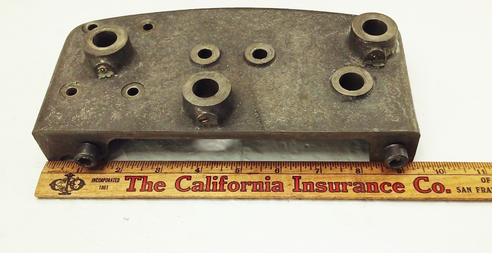 Logan Montgomery Ward 10″ metal Lathe Apron casting