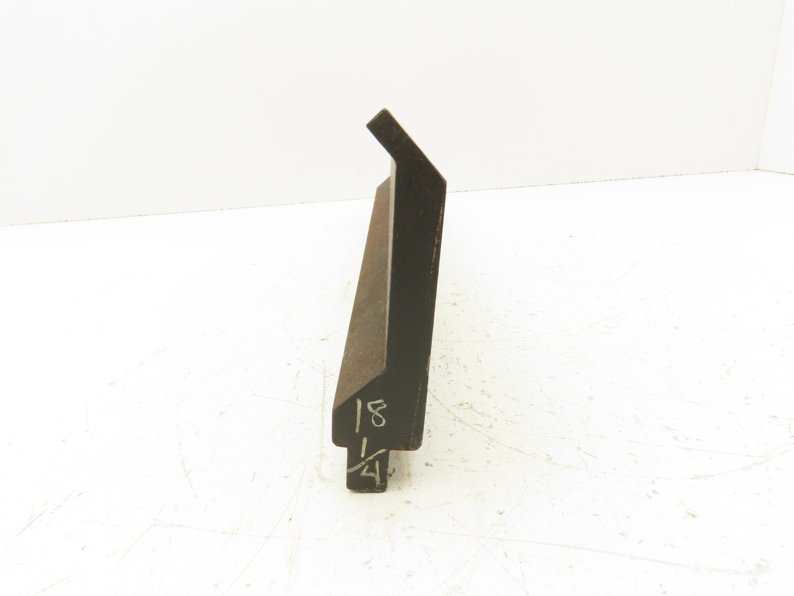 Press Brake Gooseneck Punch Die 18-1/4″ Long 90° V 1/4″ Finger 3-3/4″ H
