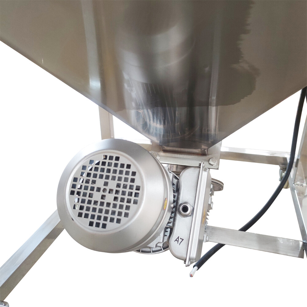 Electric Screw Conveyor Feeder Auger Hopper 1.7m Height 220V 1.1KW Single-phase
