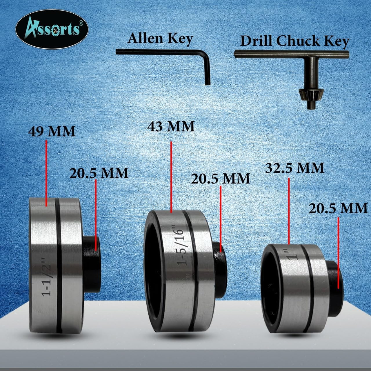 MT3 Tapping & Threading Die Holder Set with Drill Chuck – Imperial Size