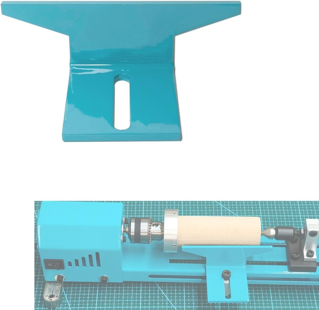 Upgrade Your Lathe: Sturdy Extended Holder for Long Wood Pieces – Easy Install