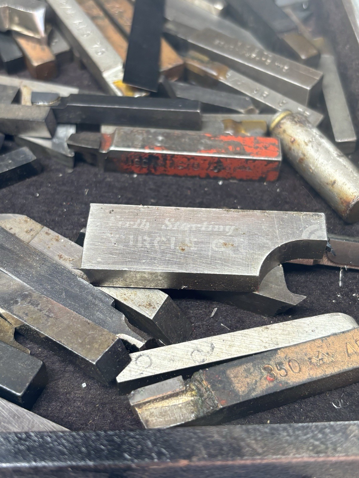 Lot Of High Speed Steel Cutting Blades Lathe Mill CNC Machining