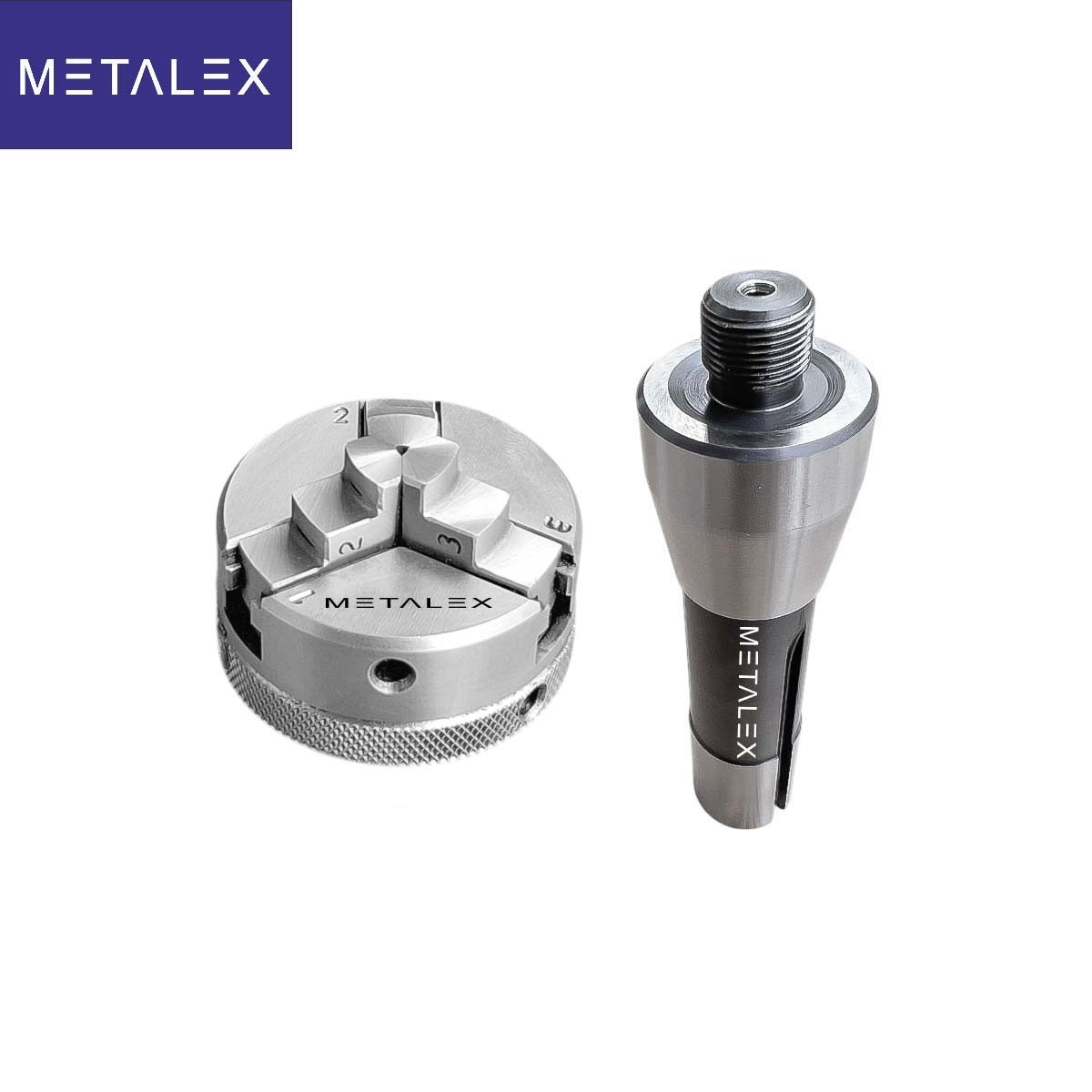2″ 50mm 3 Jaw Self Centering Mini Small Baby Lathe Chuck Set R8 Shank Arbor Kit